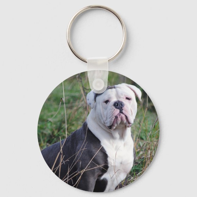 English Bulldog Keychain (Front)