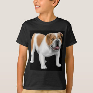 English Bulldog Kids Dark T-Shirt