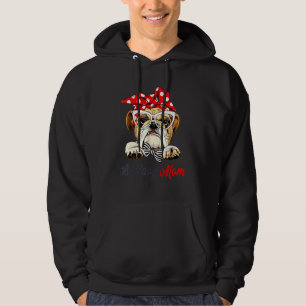English Bulldog Love Cute Bully Dog Mom  Womens Hoodie