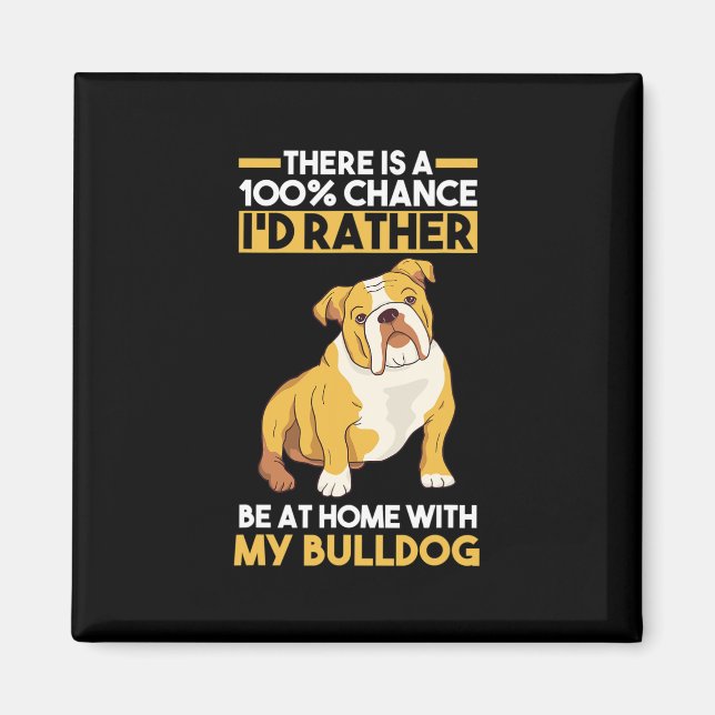 English Bulldog  Magnet (Front)