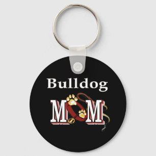 English bulldog mom Keychain