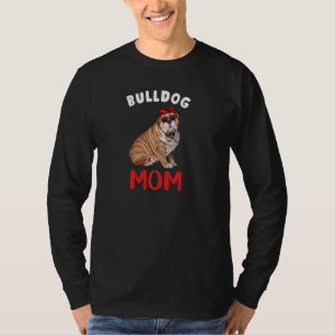 English Bulldog Mom Mama Dog Lover Owner Bulldog M T-Shirt