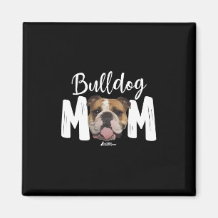 English Bulldog Mom Top  Magnet