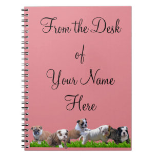 English Bulldog Notebook