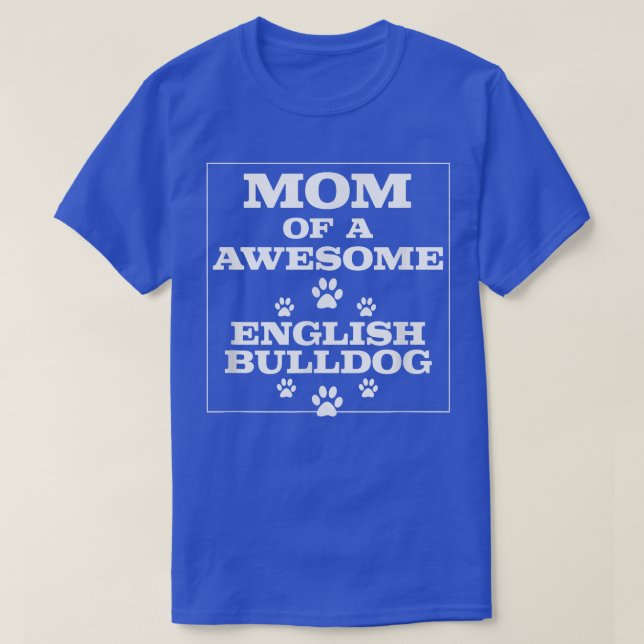English Bulldog owner women  T-Shirt (Design Front)