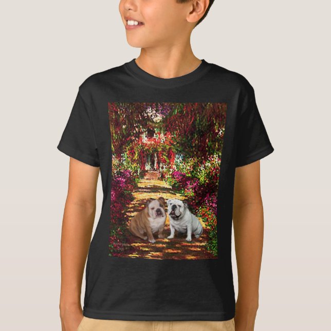 English Bulldog Pair - The Path T-Shirt (Front)