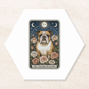 English Bulldog Paper Coaster