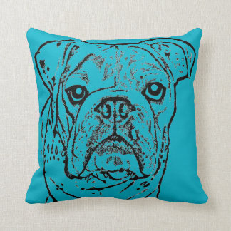 English bulldog pillow