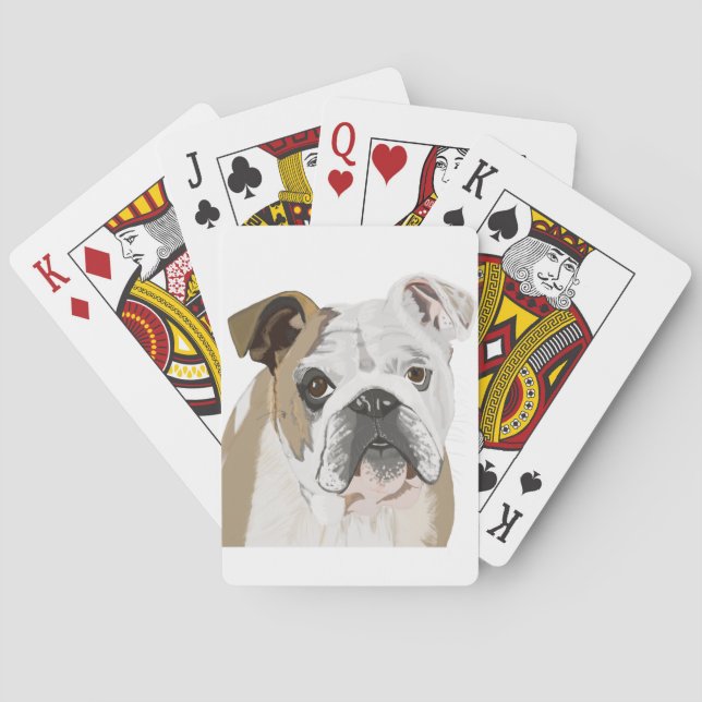 English Bulldog Playing Cards (Back)
