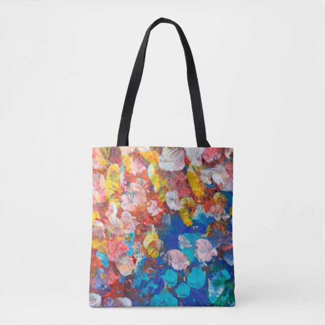 english bulldog portrait intellectual artart,graff tote bag (Front)