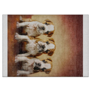 English Bulldog Puppies Really Cute Cutting Board