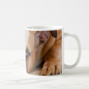 English bulldog puppy coffee mug
