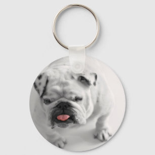 English Bulldog Puppy Keychain