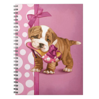 English Bulldog Puppy Notebook