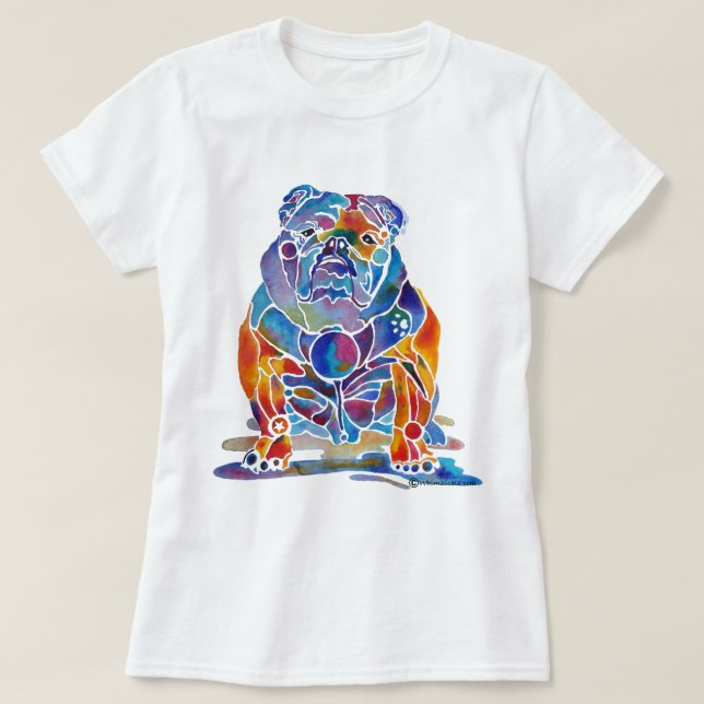 English Bulldog T-Shirt (Design Front)