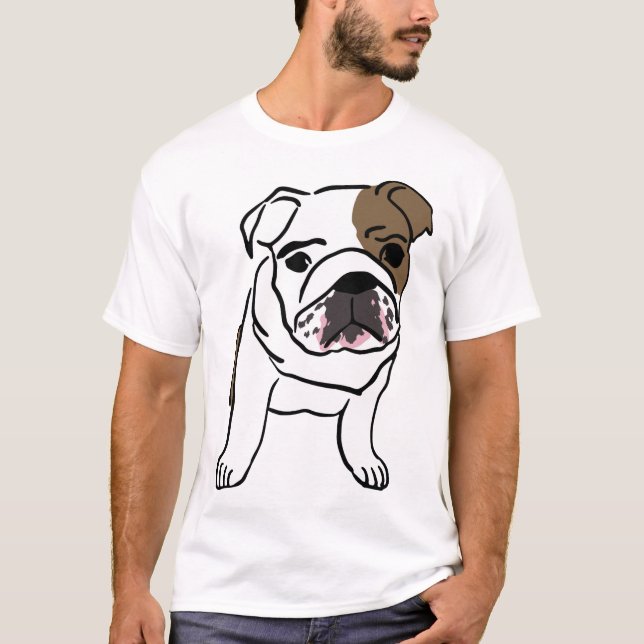 English Bulldog T-shirts (Front)
