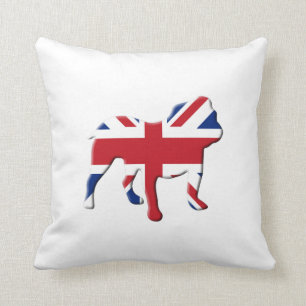 English Bulldog Throw Pillow