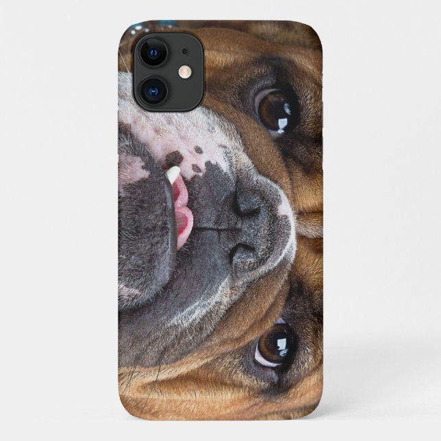 English Bulldog  Throw Pillow Case-Mate iPhone Case (Back)