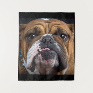 English Bulldog Throw Pillow Tapestry
