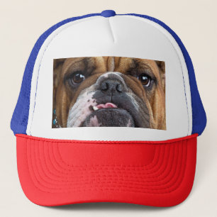English Bulldog  Throw Pillow Trucker Hat