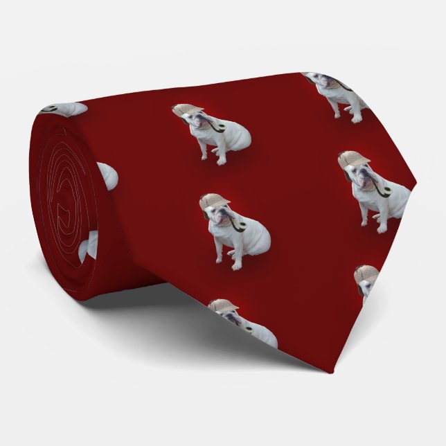 English bulldog tie (Rolled)