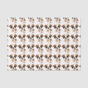 English Bulldog Tissue Wrapping Paper