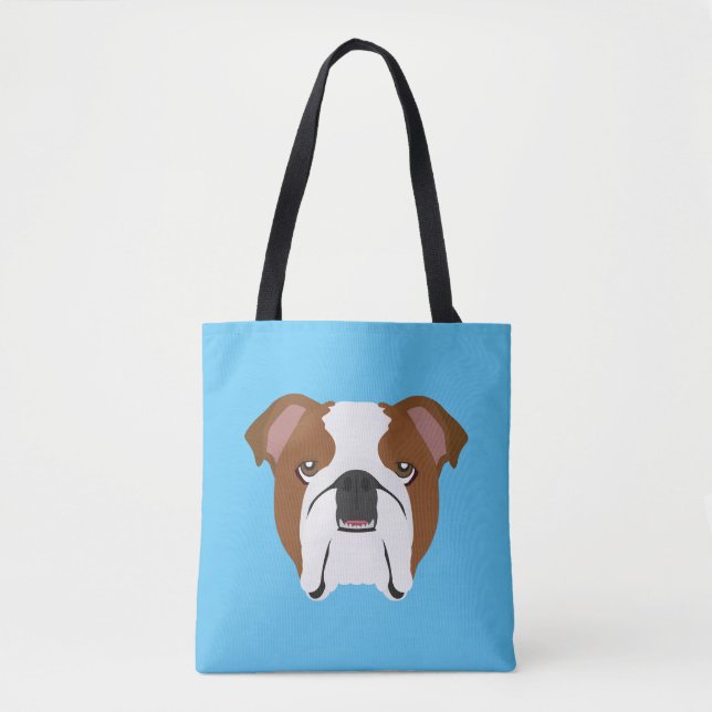 English Bulldog Tote Bag (Front)