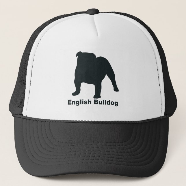English Bulldog Trucker Hat (Front)