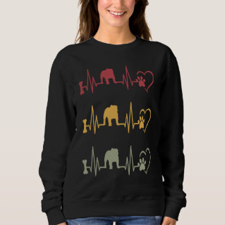 English bulldog Vintage 3 Sweatshirt