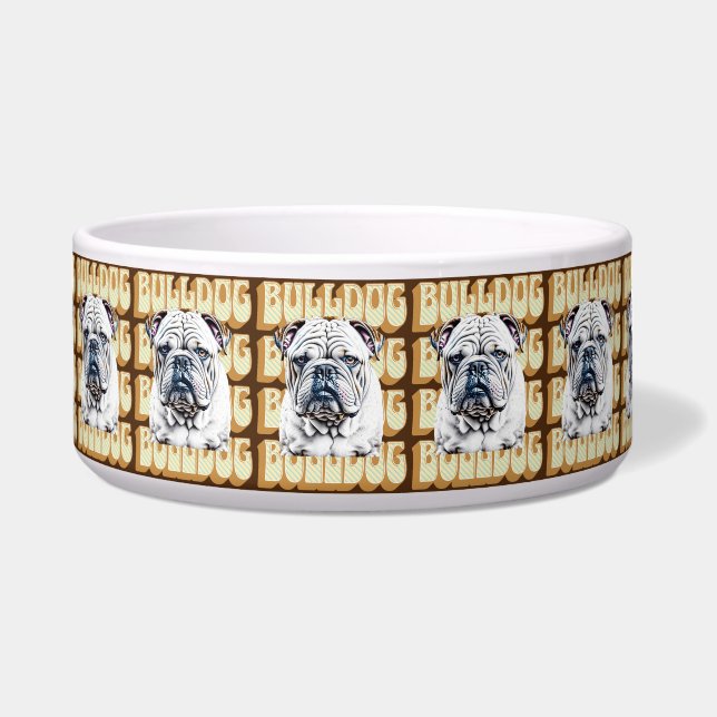 English Bulldog with Retro Font (Front)