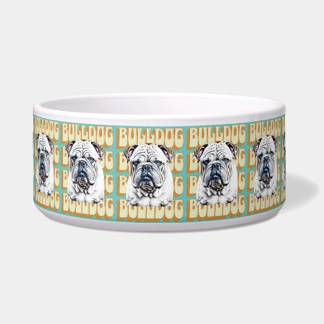 English Bulldog with Retro Font (Front)