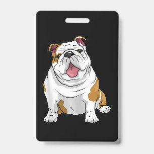 English Bulldogs Awesome Funny Bulldog Pups Dogs Badge