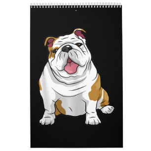 English Bulldogs Awesome Funny Bulldog Pups Dogs Calendar