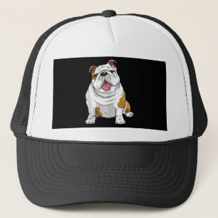 English Bulldogs Awesome Funny Bulldog Pups Dogs Trucker Hat