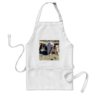 English Bulldogs Puppy Love! Standard Apron