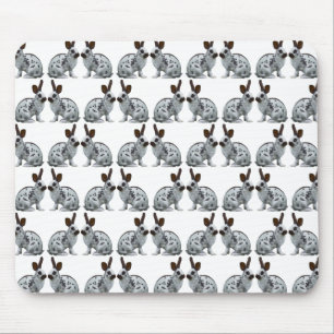English Bunny Frenzy Mousemat Mouse Pad