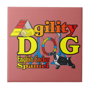 English Cocker Spaniel Agility Tile