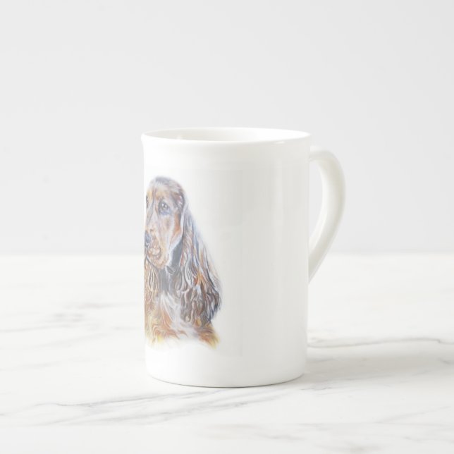 English Cocker Spaniel Bone China Mug (Front Right)