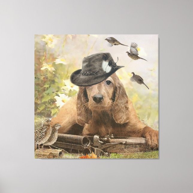 English Cocker Spaniel    Canvas Print (Front)