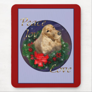 English Cocker Spaniel Christmas Gifts Mouse Pad