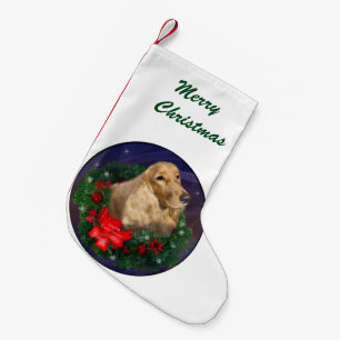 English Cocker Spaniel Christmas Small Christmas Stocking