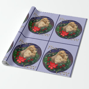 English Cocker Spaniel Christmas Wrapping Paper