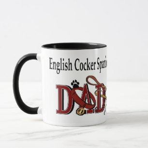 English Cocker Spaniel DAD Gifts Mug