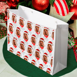 English Cocker Spaniel Dog Breed Christmas Large Gift Bag