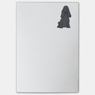 English Cocker Spaniel Dog Cartoon Post-it Notes