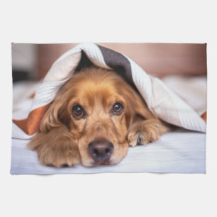 English Cocker Spaniel Dog Kitchen Towel