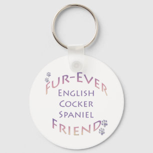 English Cocker Spaniel Furever Keychain