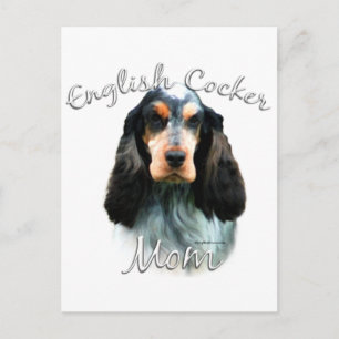 English Cocker Spaniel Mom 2 Postcard
