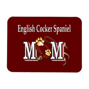 English Cocker Spaniel Mom Gifts Magnet