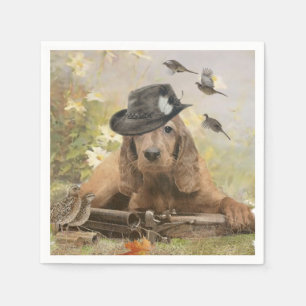 English Cocker Spaniel    Napkin